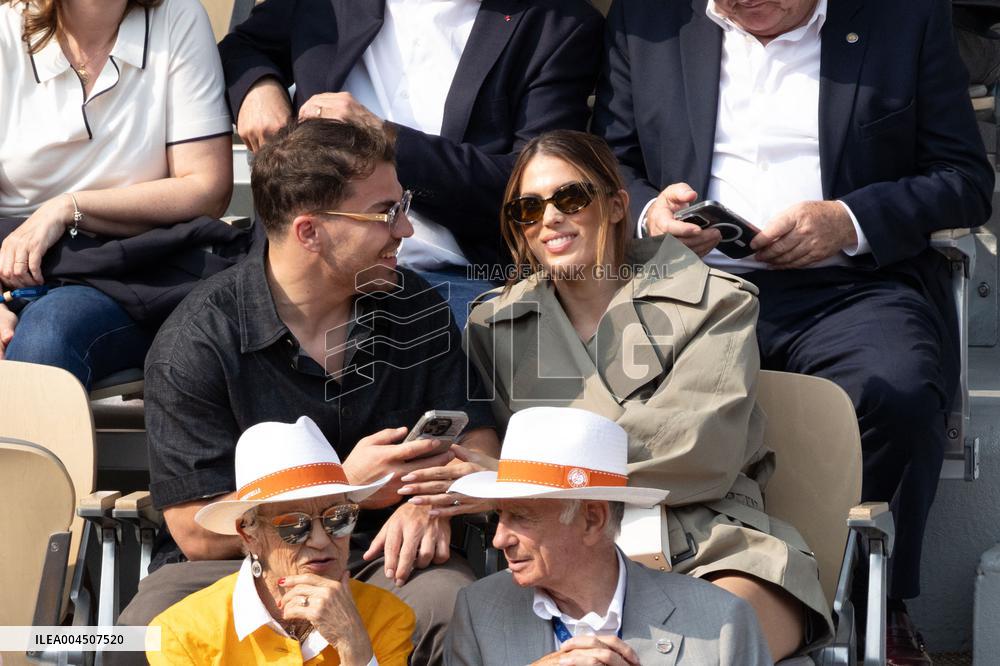 2025 French Open - Celebrities In Stand Day 15 NB