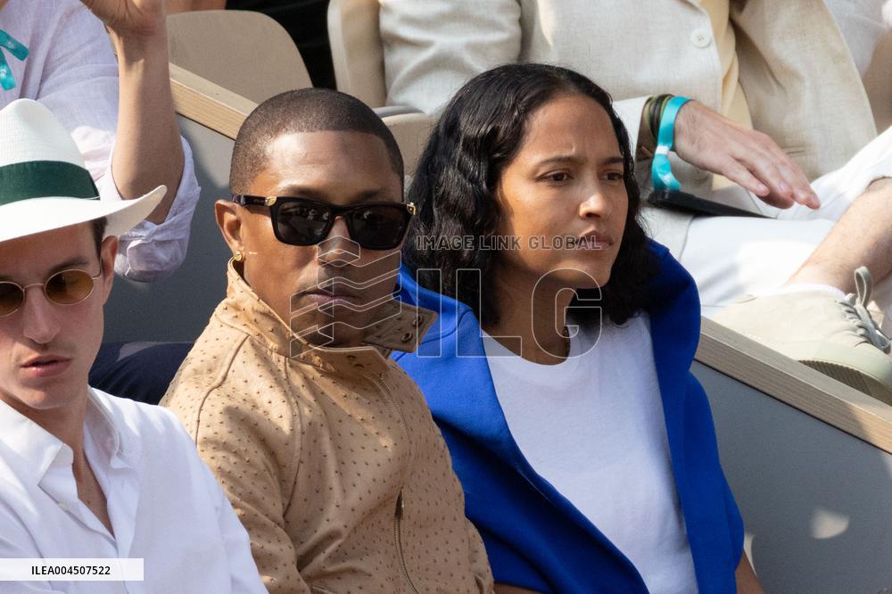 2025 French Open - Celebrities In Stand Day 15 NB