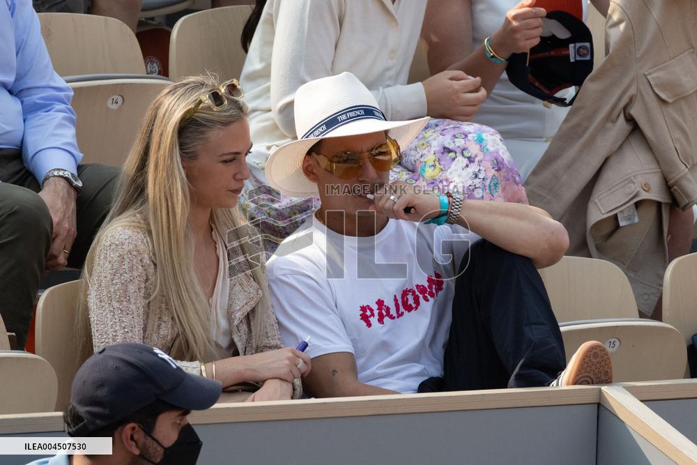 2025 French Open - Celebrities In Stand Day 15 NB
