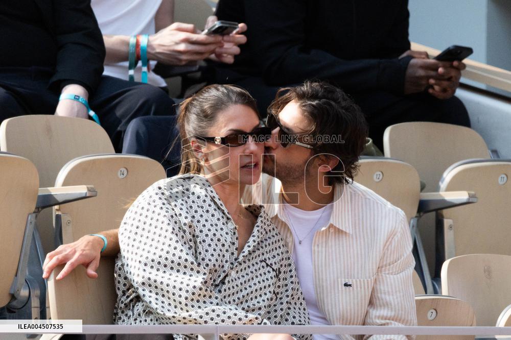 2025 French Open - Celebrities In Stand Day 15 NB