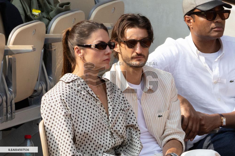 2025 French Open - Celebrities In Stand Day 15 NB