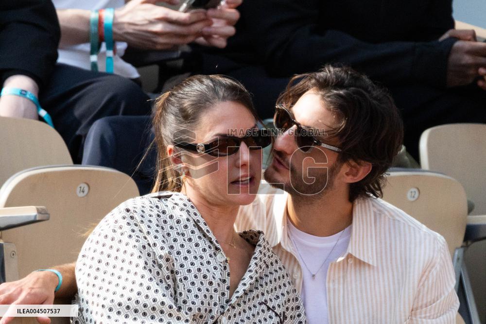 2025 French Open - Celebrities In Stand Day 15 NB