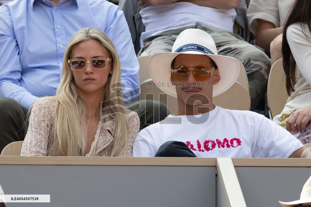2025 French Open - Celebrities In Stand Day 15 NB