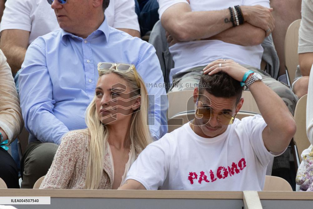 2025 French Open - Celebrities In Stand Day 15 NB