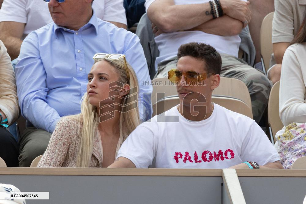 2025 French Open - Celebrities In Stand Day 15 NB