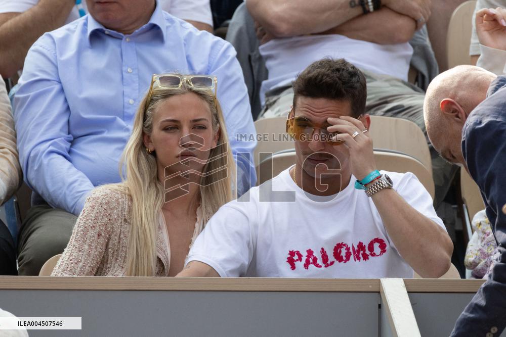 2025 French Open - Celebrities In Stand Day 15 NB