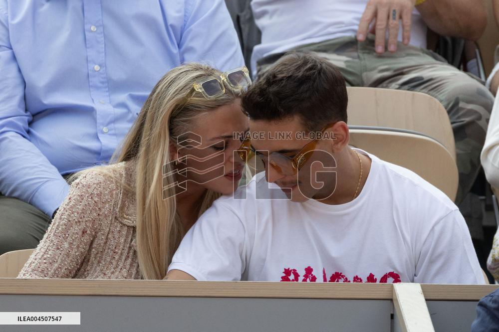 2025 French Open - Celebrities In Stand Day 15 NB