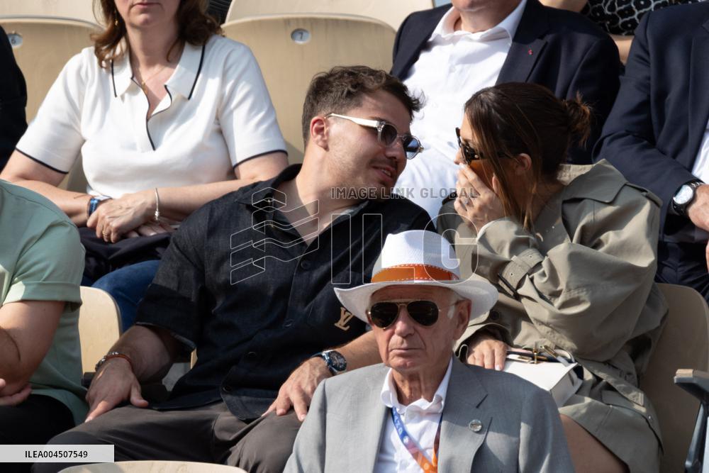 2025 French Open - Celebrities In Stand Day 15 NB