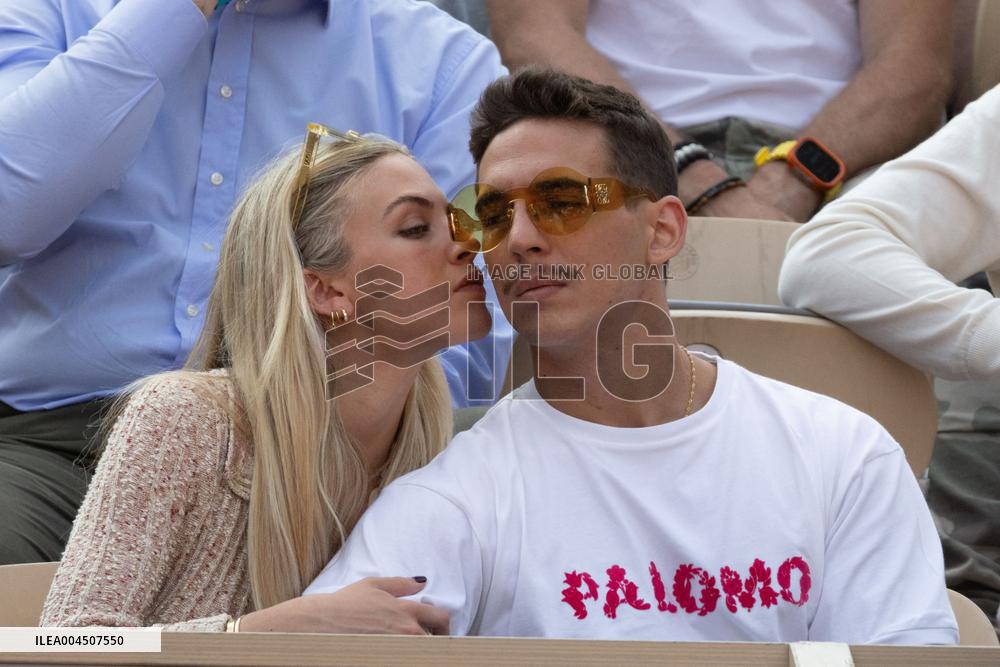 2025 French Open - Celebrities In Stand Day 15 NB