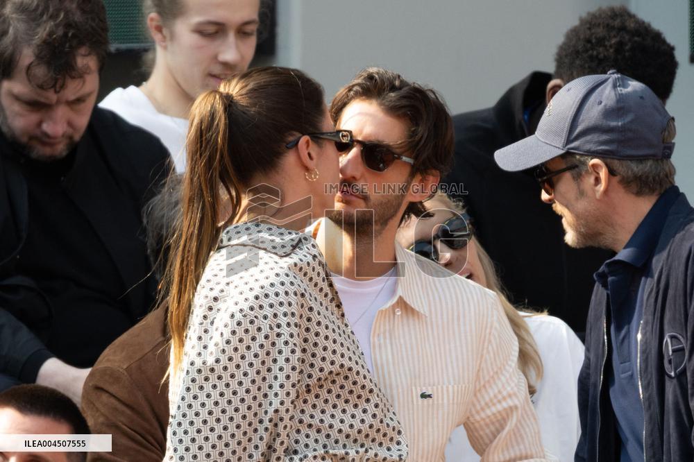 2025 French Open - Celebrities In Stand Day 15 NB