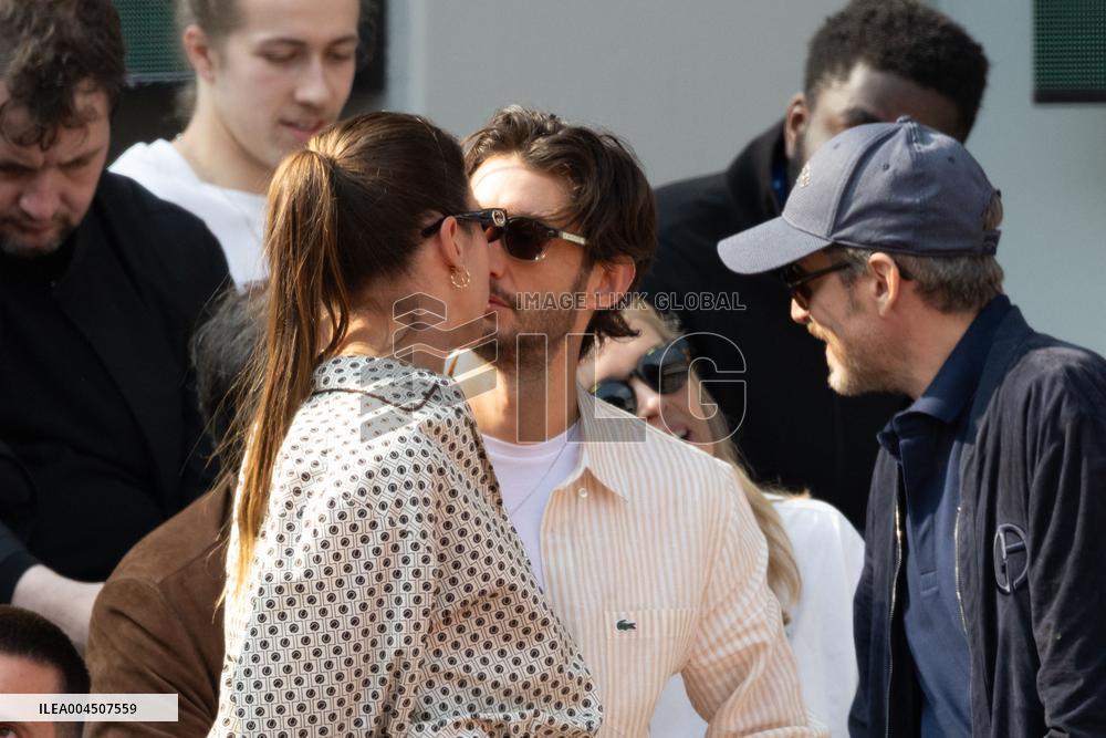 2025 French Open - Celebrities In Stand Day 15 NB