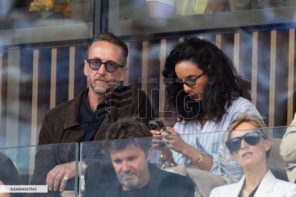 2025 French Open - Celebrities In Stand Day 15 NB