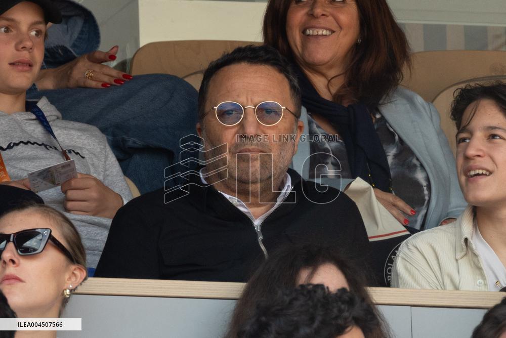 2025 French Open - Celebrities In Stand Day 15 NB