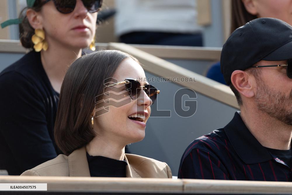 2025 French Open - Celebrities In Stand Day 15 NB
