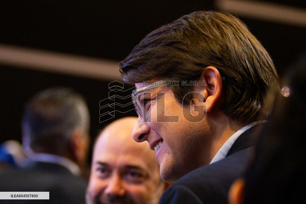 Miguel Uribe Turbay during Political Gathering