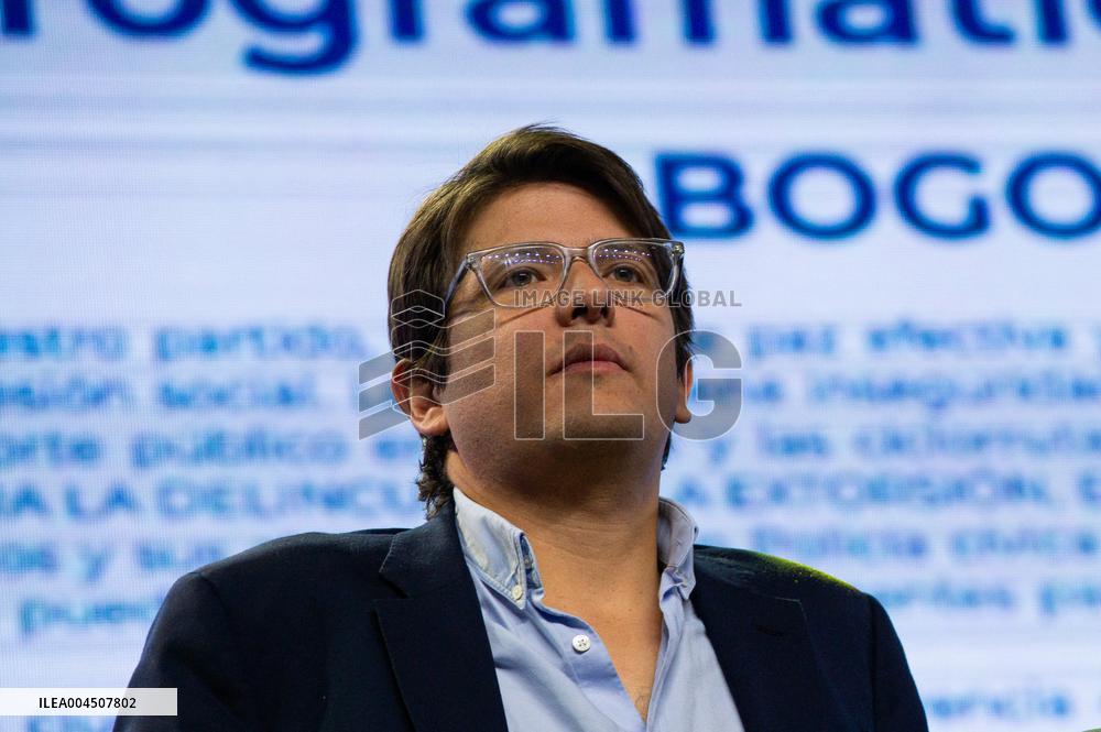 Miguel Uribe Turbay during Political Gathering