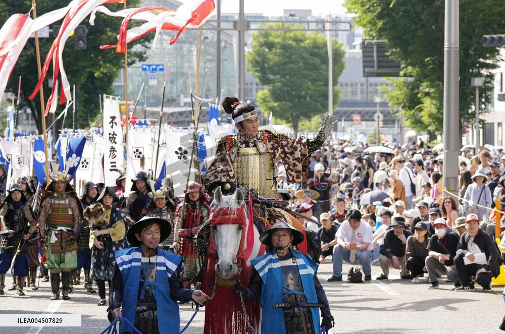 Traditional parade in Kanazawa