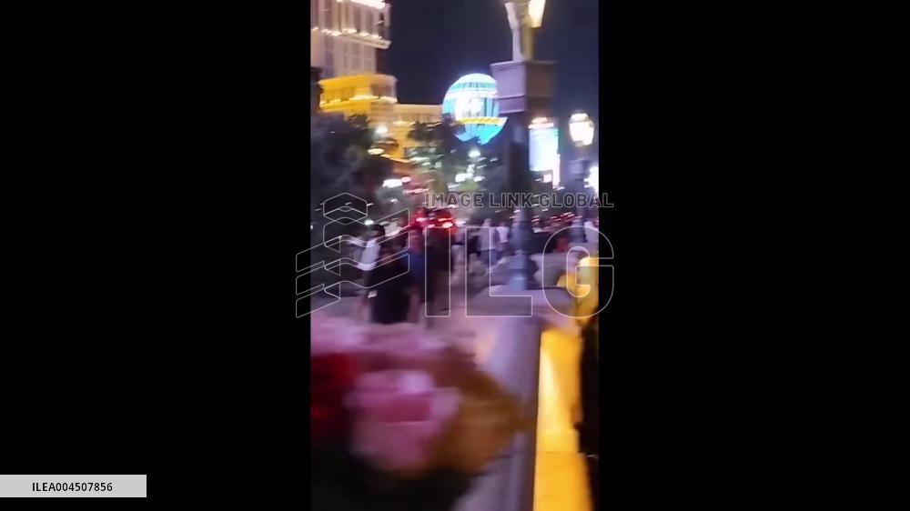 US: Police Respond to Reported Shooting Outside Bellagio Hotel in Las Vegas 2