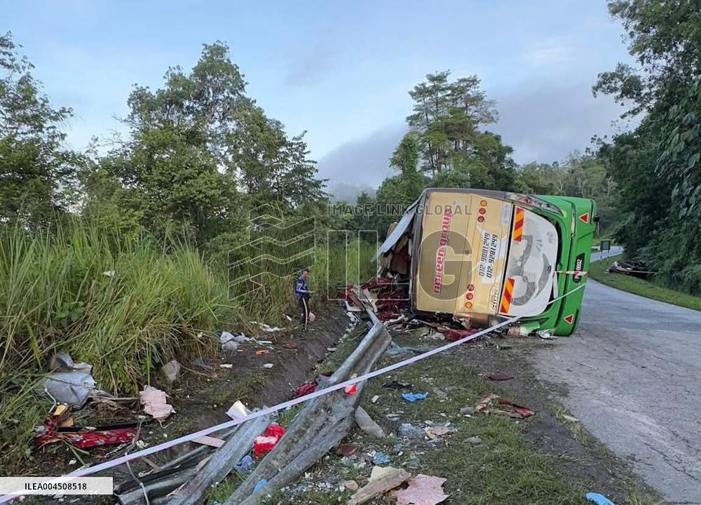 At Least 15 Killed in Malaysia Bus Crash