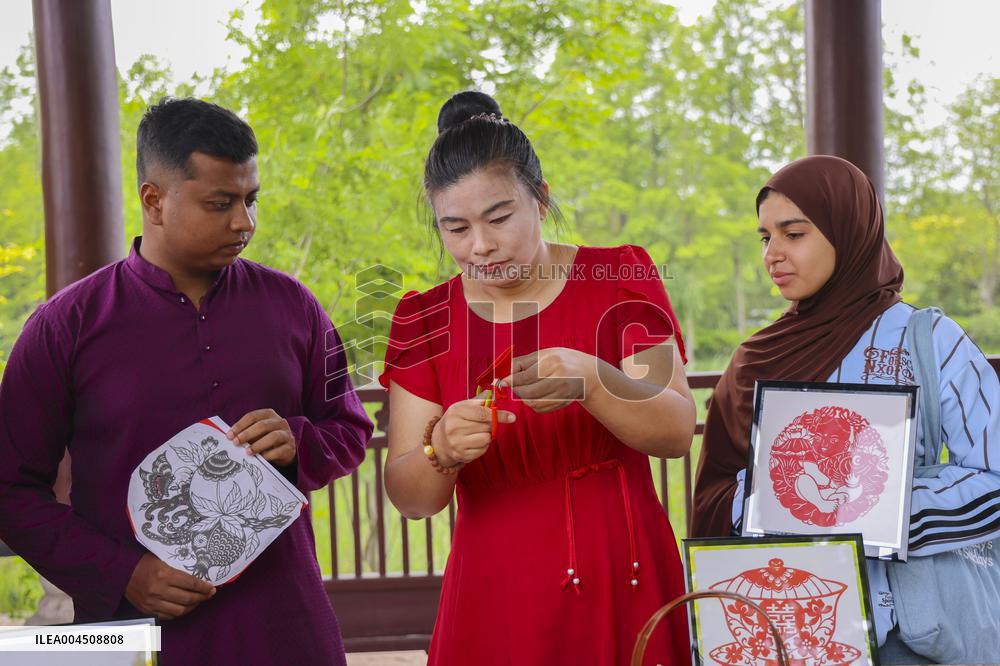 Foreign Students Participated in The Apricot Cultural Exchange Activity