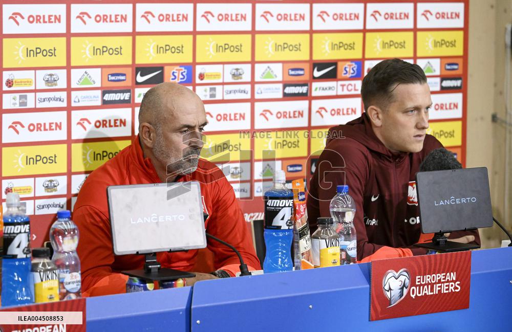 Press conference of the Polish national football team