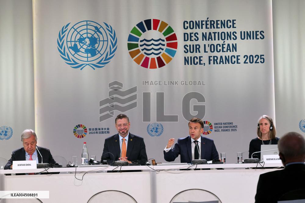 UN Ocean Conference Opens with Presidents of France, Costa Rica, and UN Chief - Nice