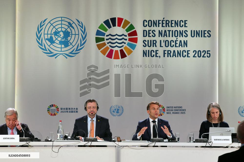 UN Ocean Conference Opens with Presidents of France, Costa Rica, and UN Chief - Nice