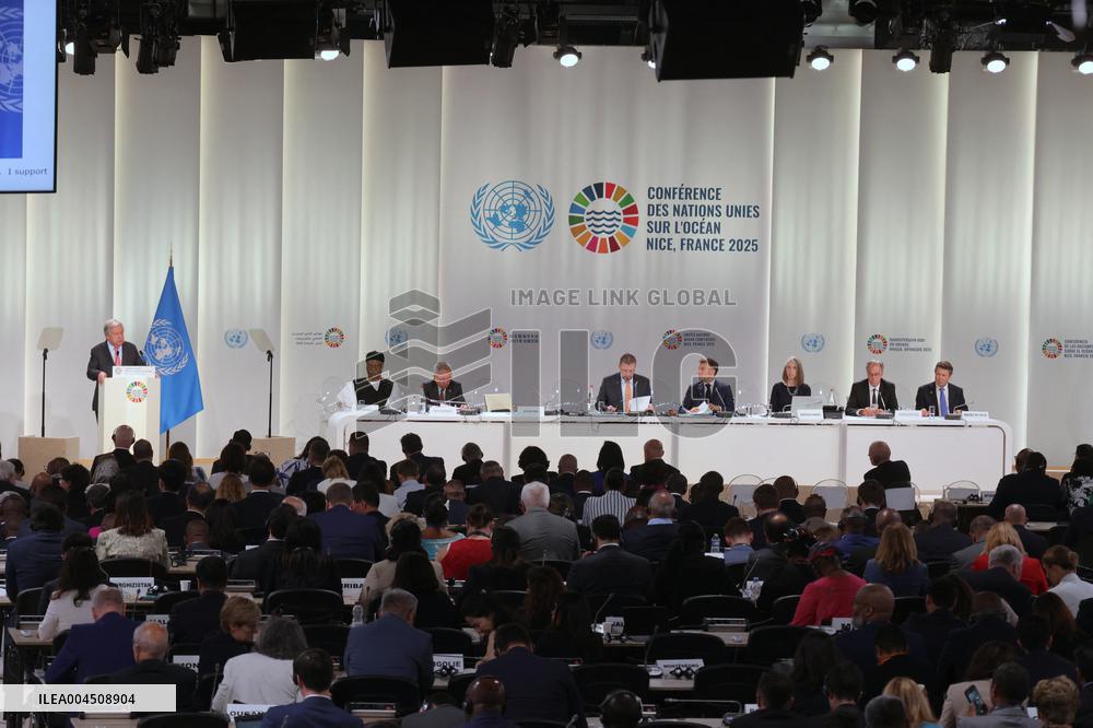 UN Ocean Conference Opens with Presidents of France, Costa Rica, and UN Chief - Nice