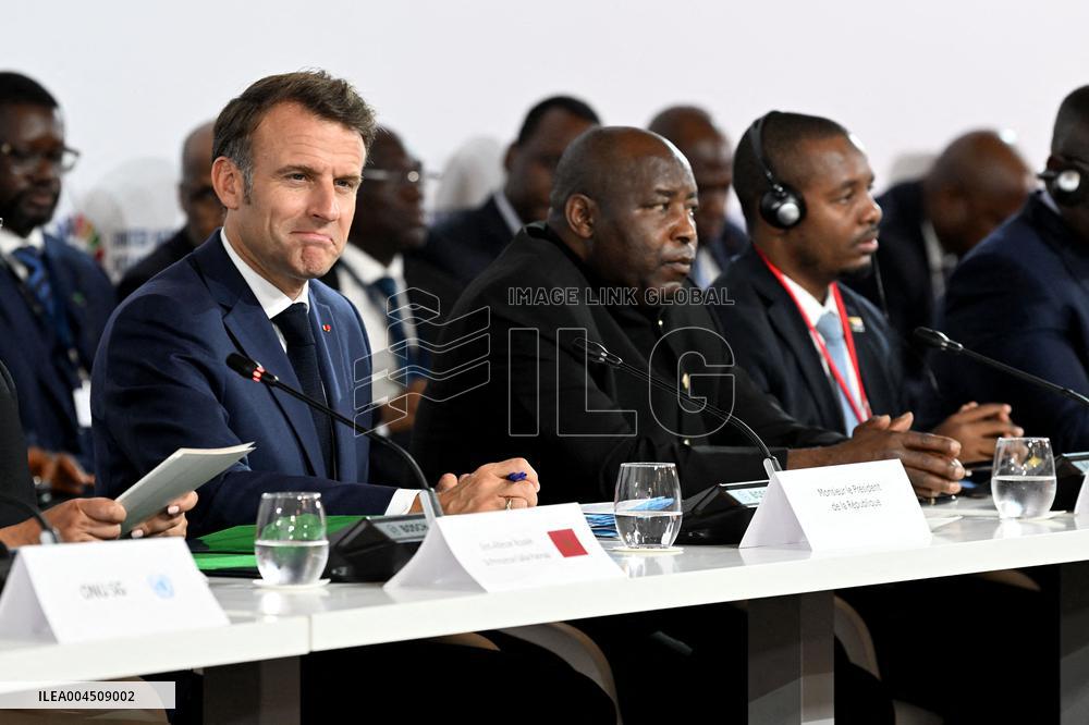 Macron and Princess Lalla Hasnaa Open Africa for the Ocean Panel at UNOC3 in Nice