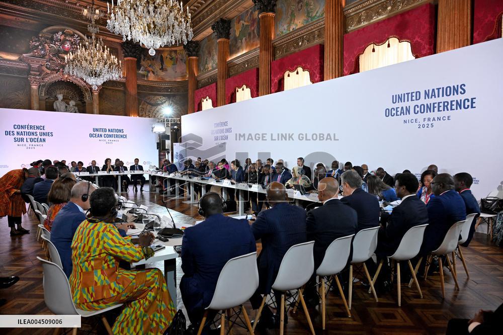 Macron and Princess Lalla Hasnaa Open Africa for the Ocean Panel at UNOC3 in Nice