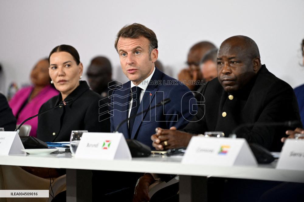 Macron and Princess Lalla Hasnaa Open Africa for the Ocean Panel at UNOC3 in Nice