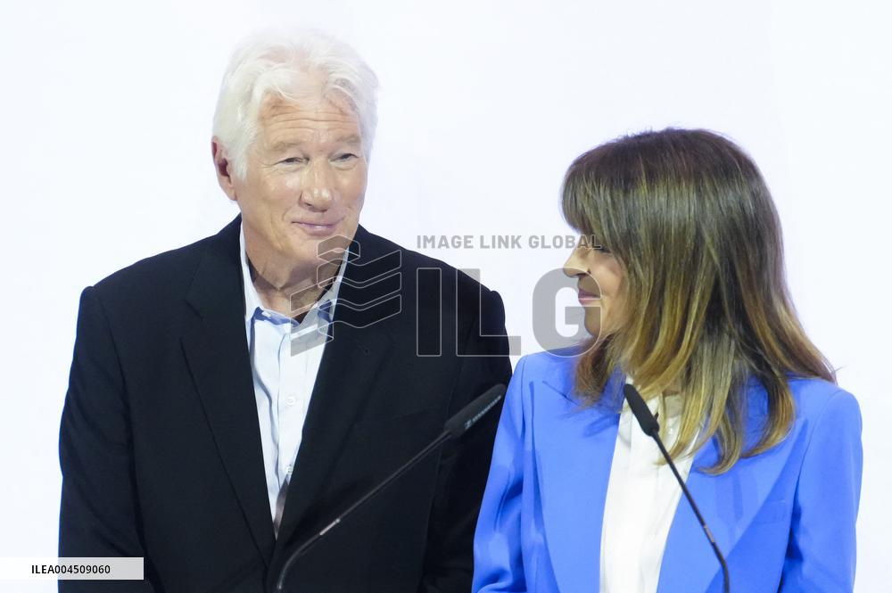 Queen Letizia Closes Euros de tu Nomina Event in Madrid