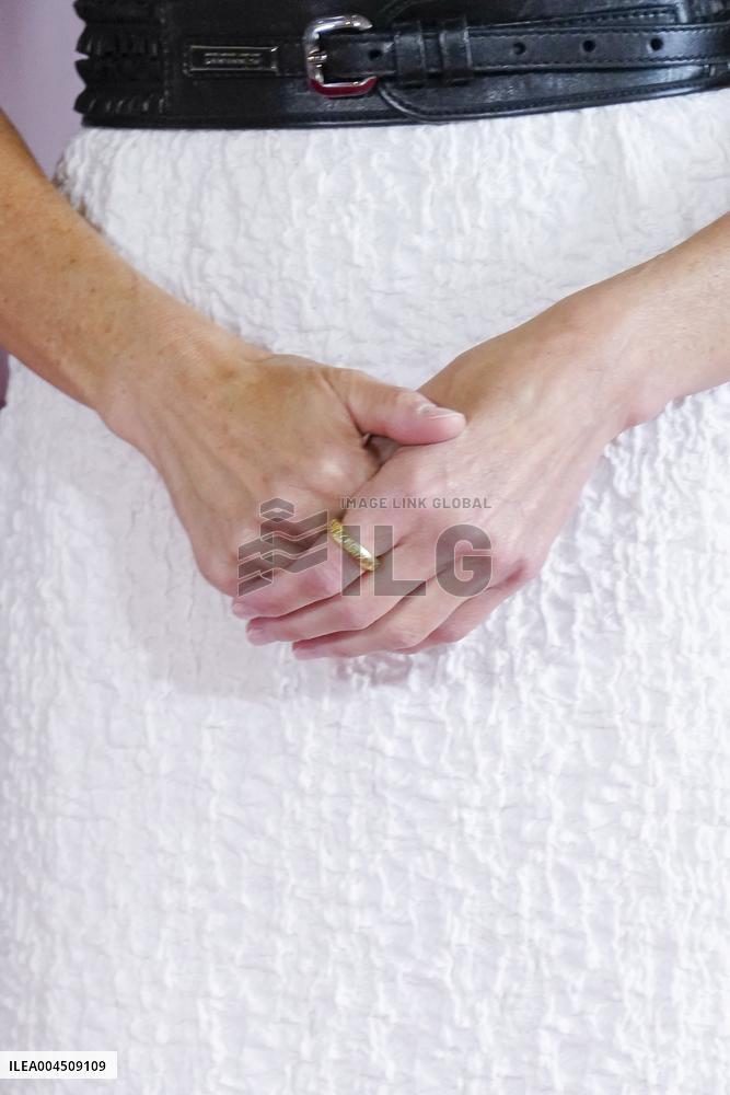 Queen Letizia Closes Euros de tu Nomina Event in Madrid