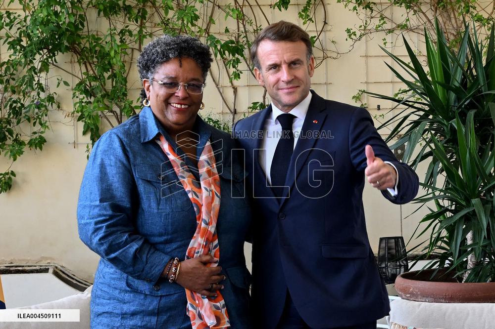 President Macron Holds Bilateral Meetings at UNOC3 in Nice