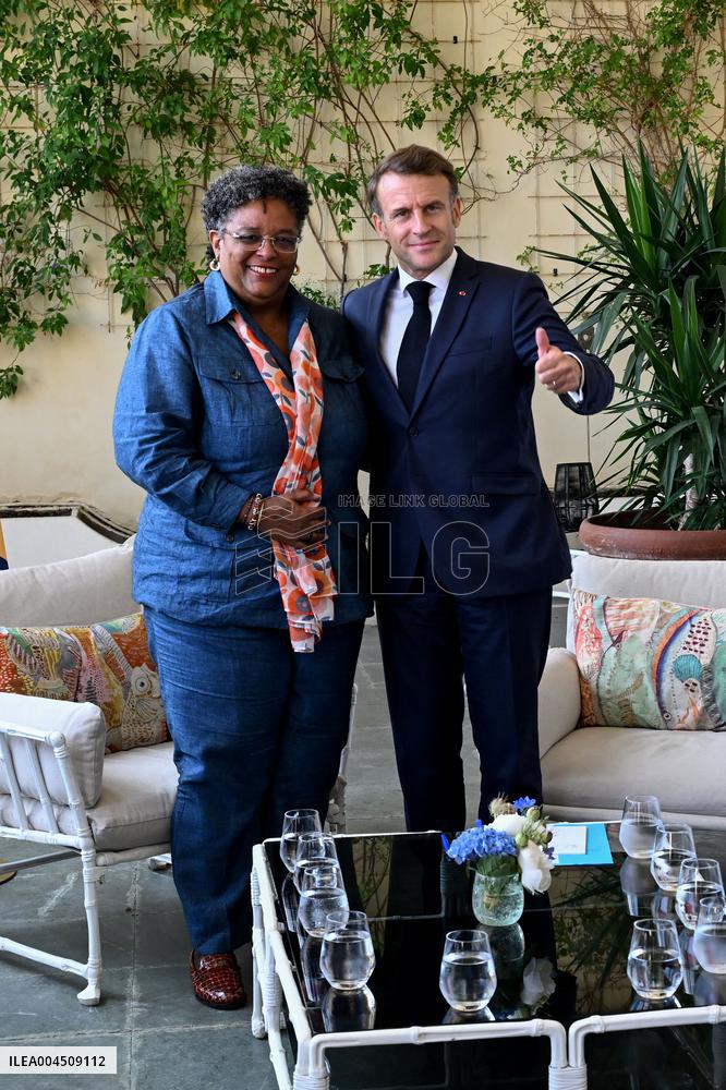 President Macron Holds Bilateral Meetings at UNOC3 in Nice