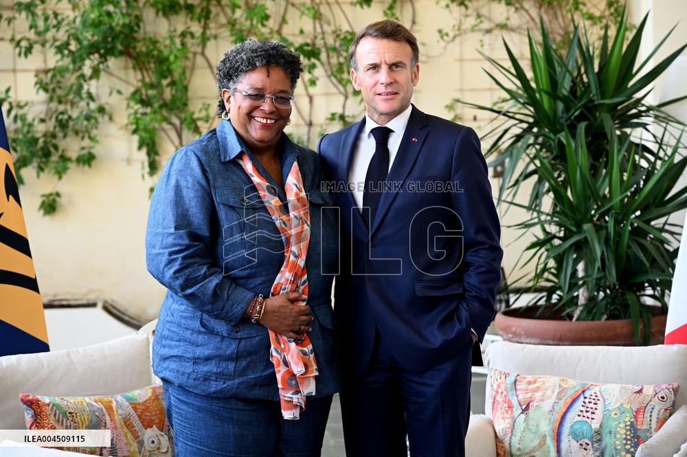 President Macron Holds Bilateral Meetings at UNOC3 in Nice