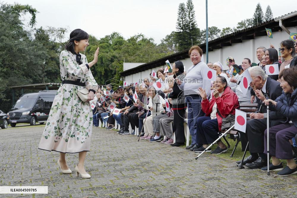 Japan's Princess Kako in Brazil
