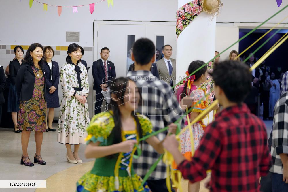 Japan's Princess Kako in Brazil