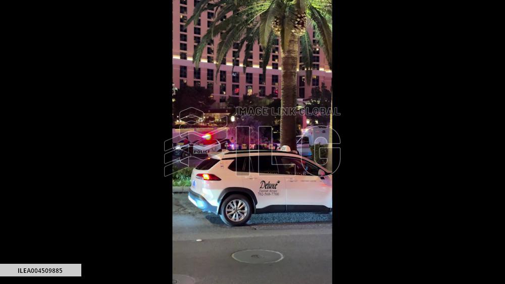 US: Police Respond to Reported Shooting Outside Bellagio Hotel in Las Vegas 4