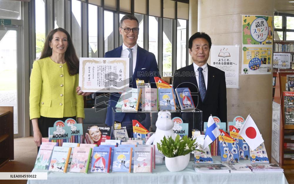 Finnish president and wife in Japan