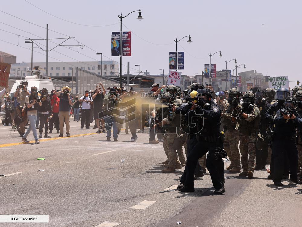 ICE Raids Spark Protest Riot - LA