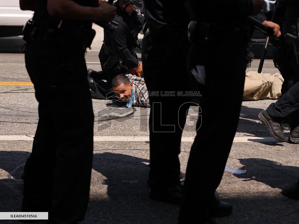 ICE Raids Spark Protest Riot - LA