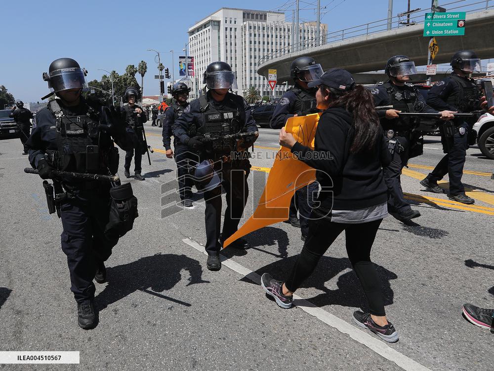 ICE Raids Spark Protest Riot - LA
