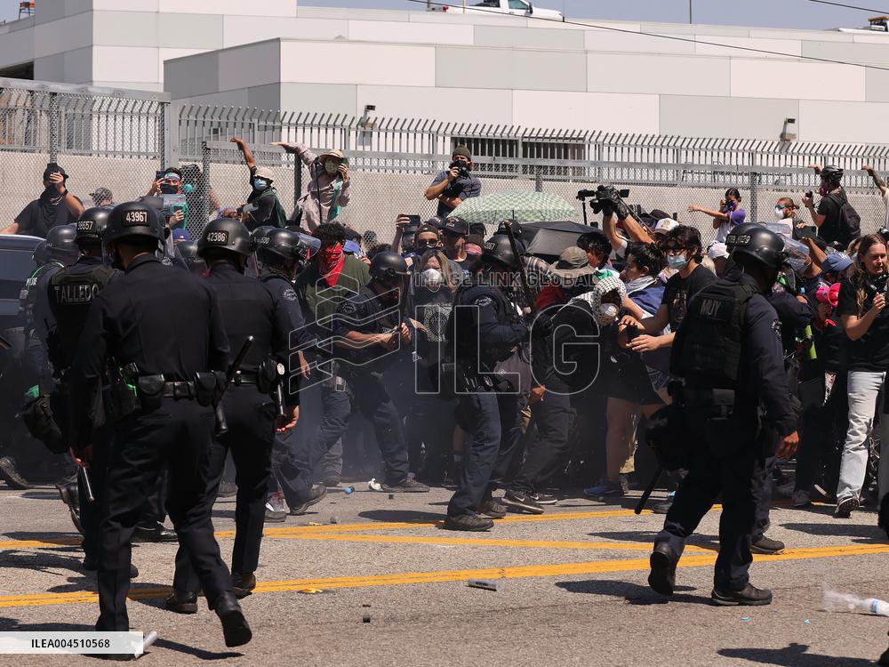 ICE Raids Spark Protest Riot - LA