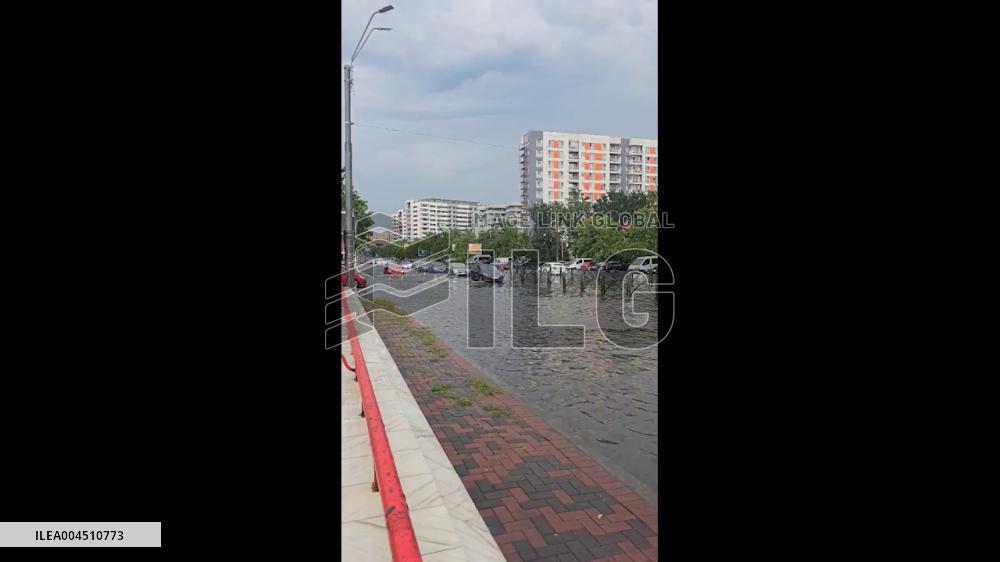 Romania: Severe Flooding Hits Bucharest, Disrupting Traffic
