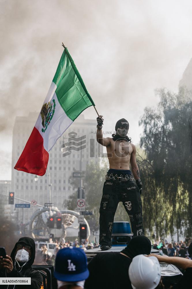 ICE Raids Spark Protest Riot - LA