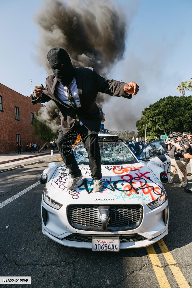 ICE Raids Spark Protest Riot - LA