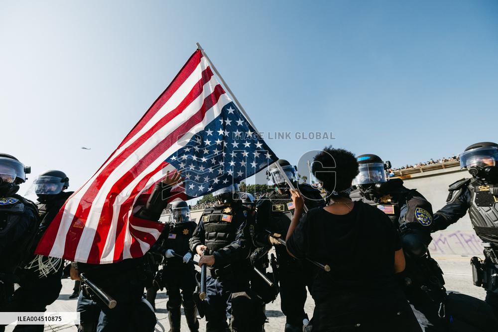 ICE Raids Spark Protest Riot - LA
