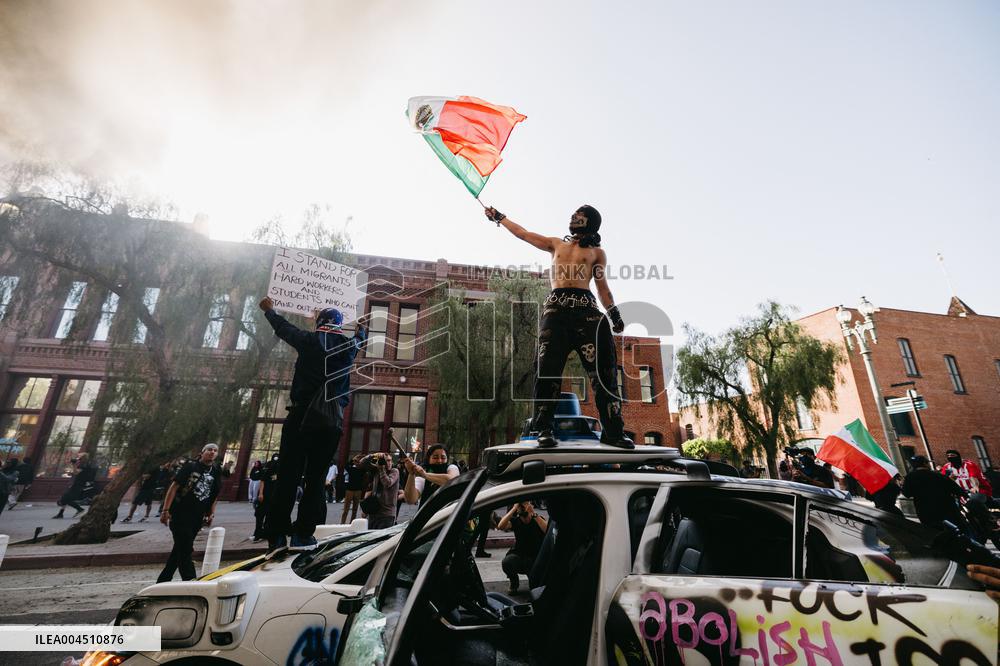 ICE Raids Spark Protest Riot - LA