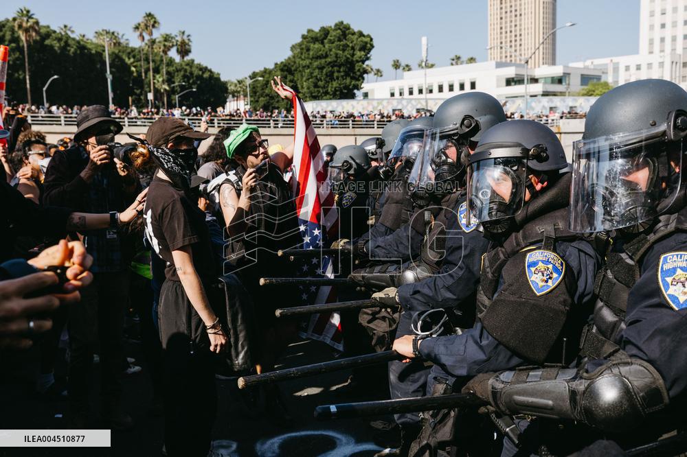 ICE Raids Spark Protest Riot - LA
